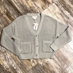 NWT Jessica Simpson Button Sweater Small